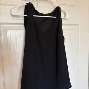 Elegant Black Sleeveless Top